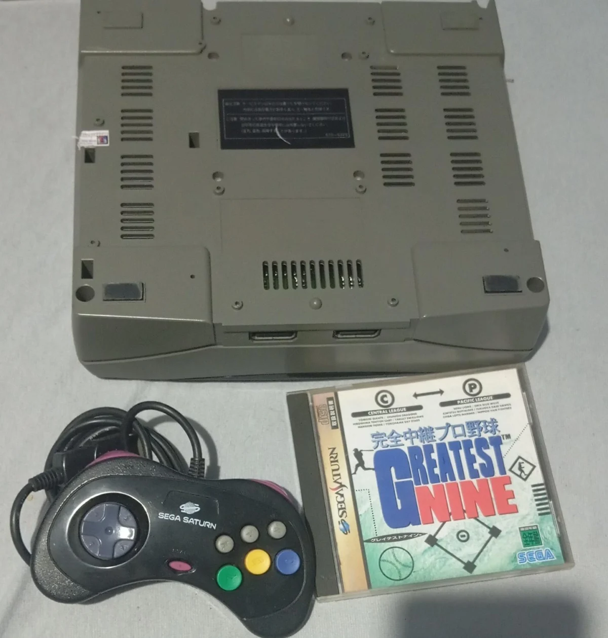 AD/ SEGA SATURNO TOP!+JOGO 100% 177,00 SEGUIDOS DE 47,00