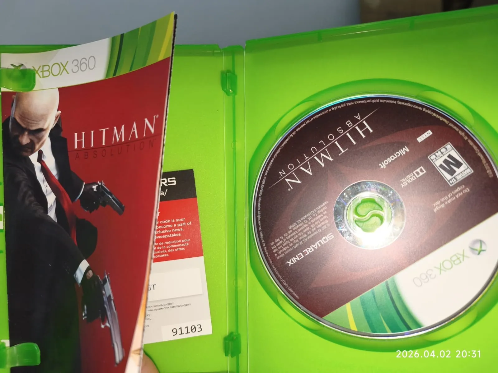KF/ J*se C***ar /ORIGINAL HITMAN ABSOLUTION! 39,00 SEGUIDOS DE 5,00