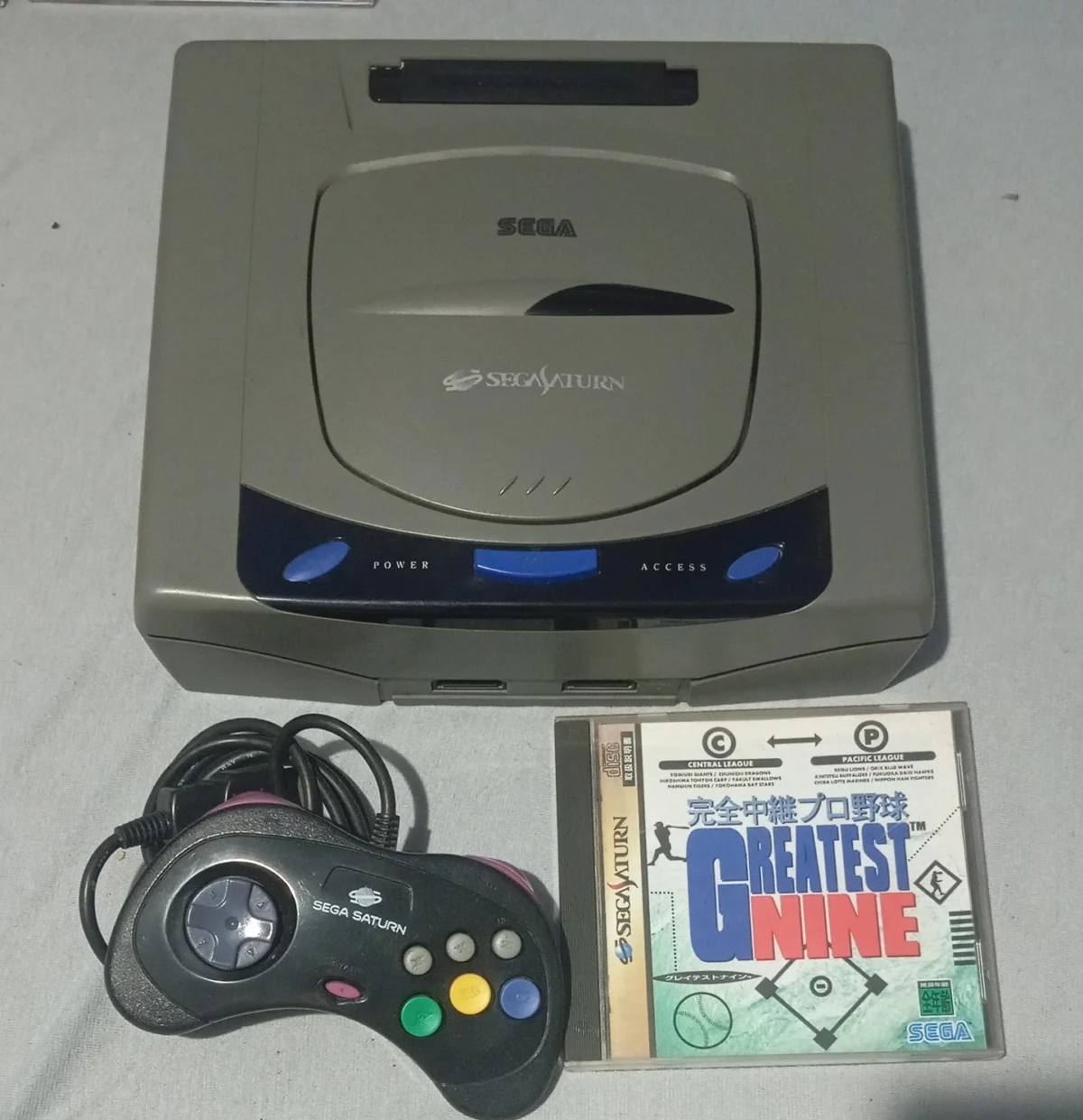 AD/ SEGA SATURNO TOP!+JOGO 100% 177,00 SEGUIDOS DE 47,00