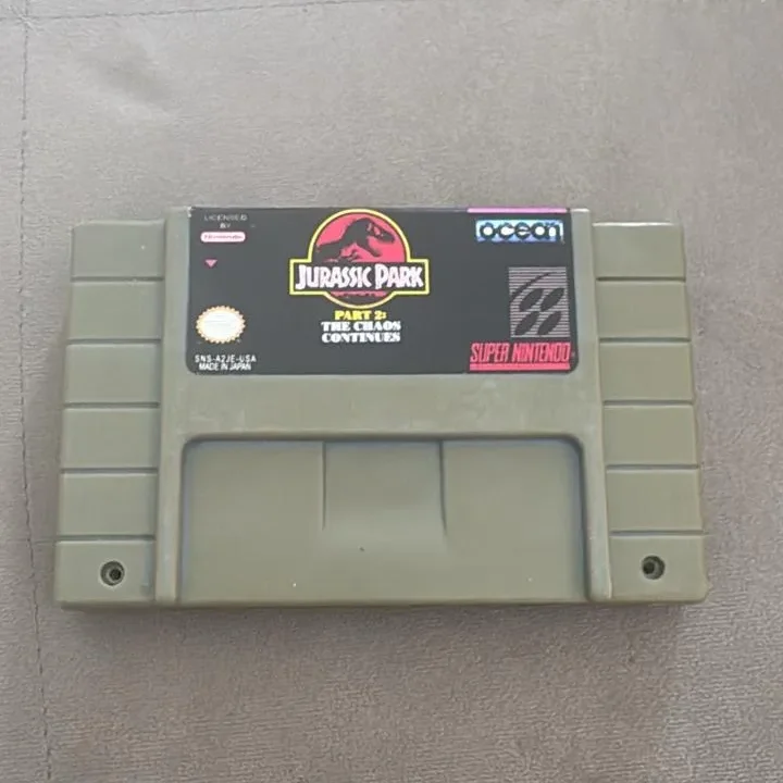 RL/ Ajanuar /JOGO JURASSIC PARK SNES. 30,00 SEGUIDOS DE 5,00