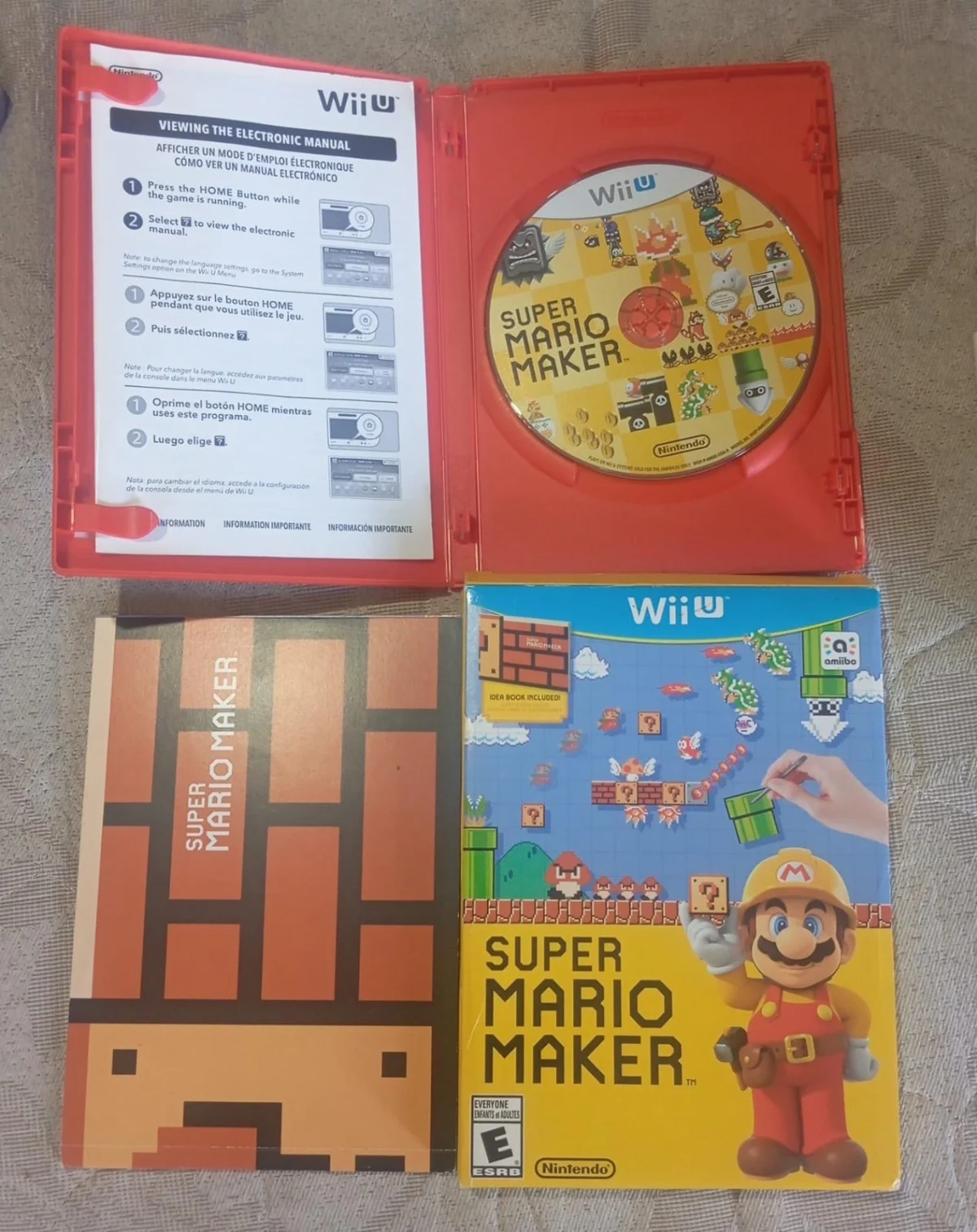 AD/ K***er /TOP! ORIGINAL MARIO MAKER WIIU! 52,00 SEGUIDOS DE 9,00