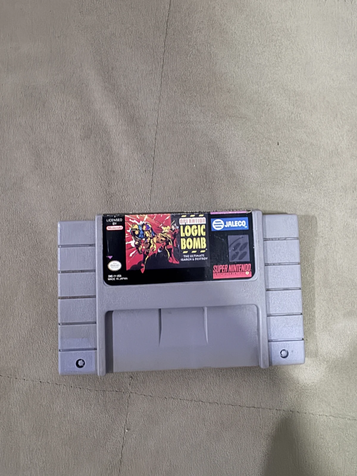RL/ LOGIC BOMB SNES! 25,00 SEGUIDOS DE 5,00