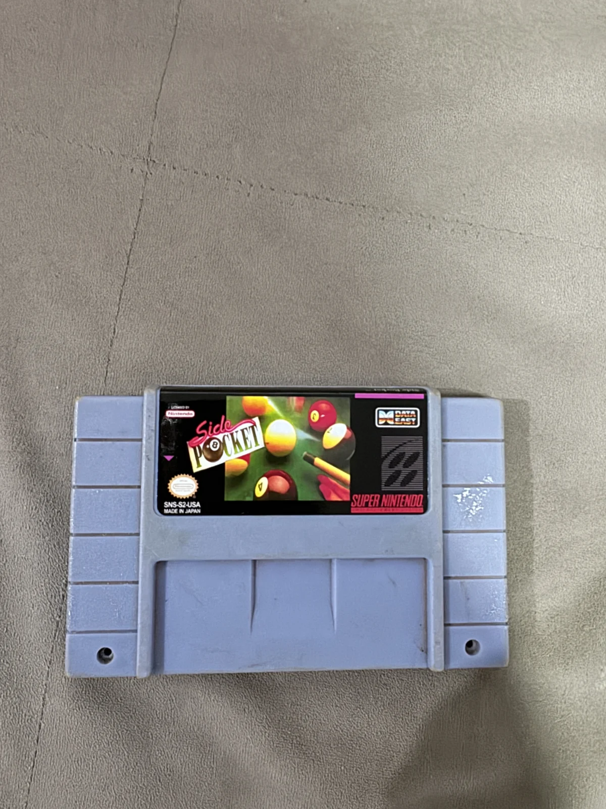 RL/ SIDE POCKET SNES! 22,00 SEGUIDOS DE 5,00