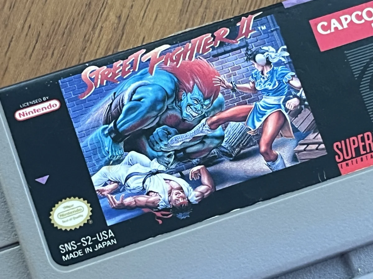 CX/ L*****do D* /ORIGINAL! STREET FIGHTER 2! SNES!  5,00 SEGUIDOS DE 5,00