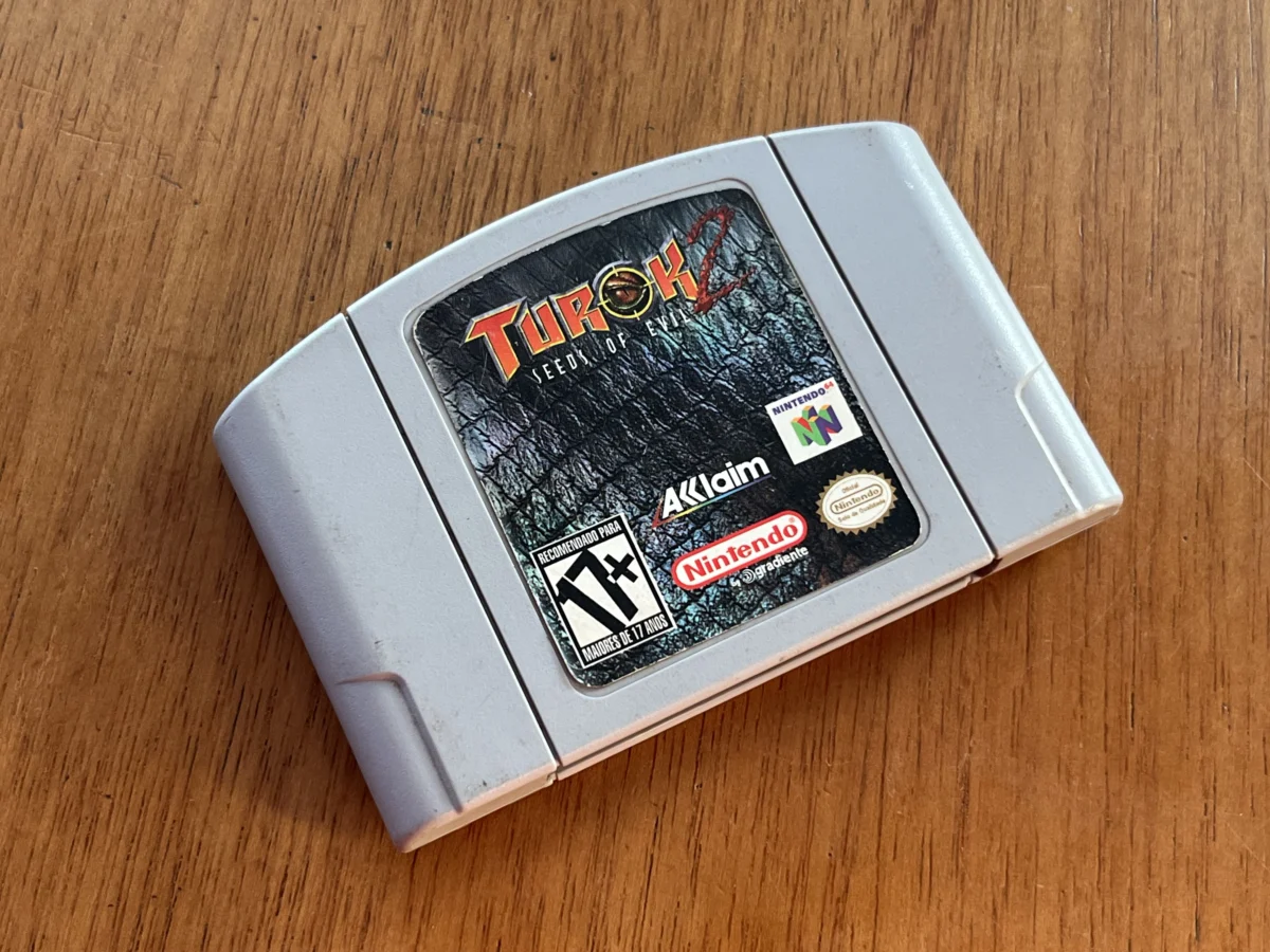 CX/ G*****on /ORIGINAL! TUROK N64! TOP! 77,00 SEGUIDOS DE 14,00