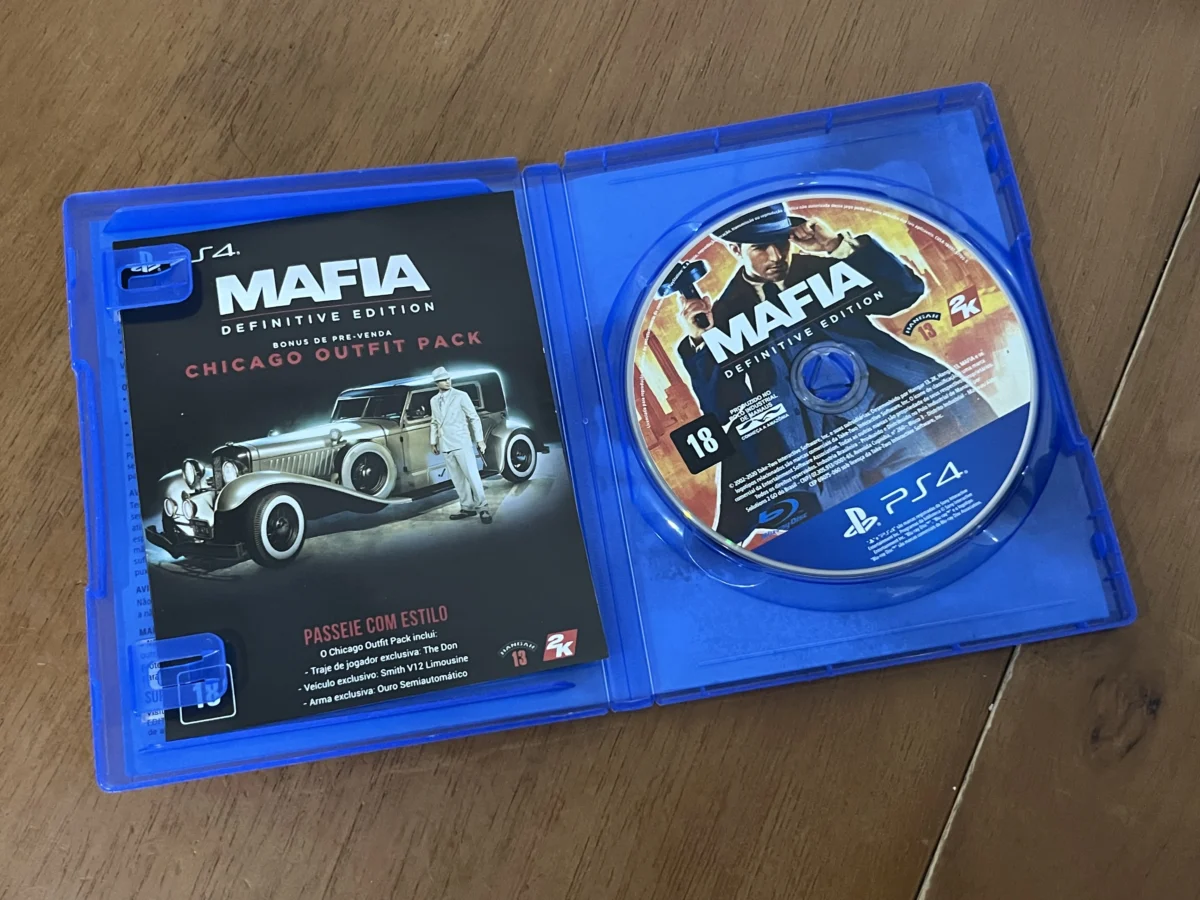 CX/ E***97 /MAFIA PS4! EDIÇÃO DEFINITIVA! 39,00 SEGUIDOS DE 7,00