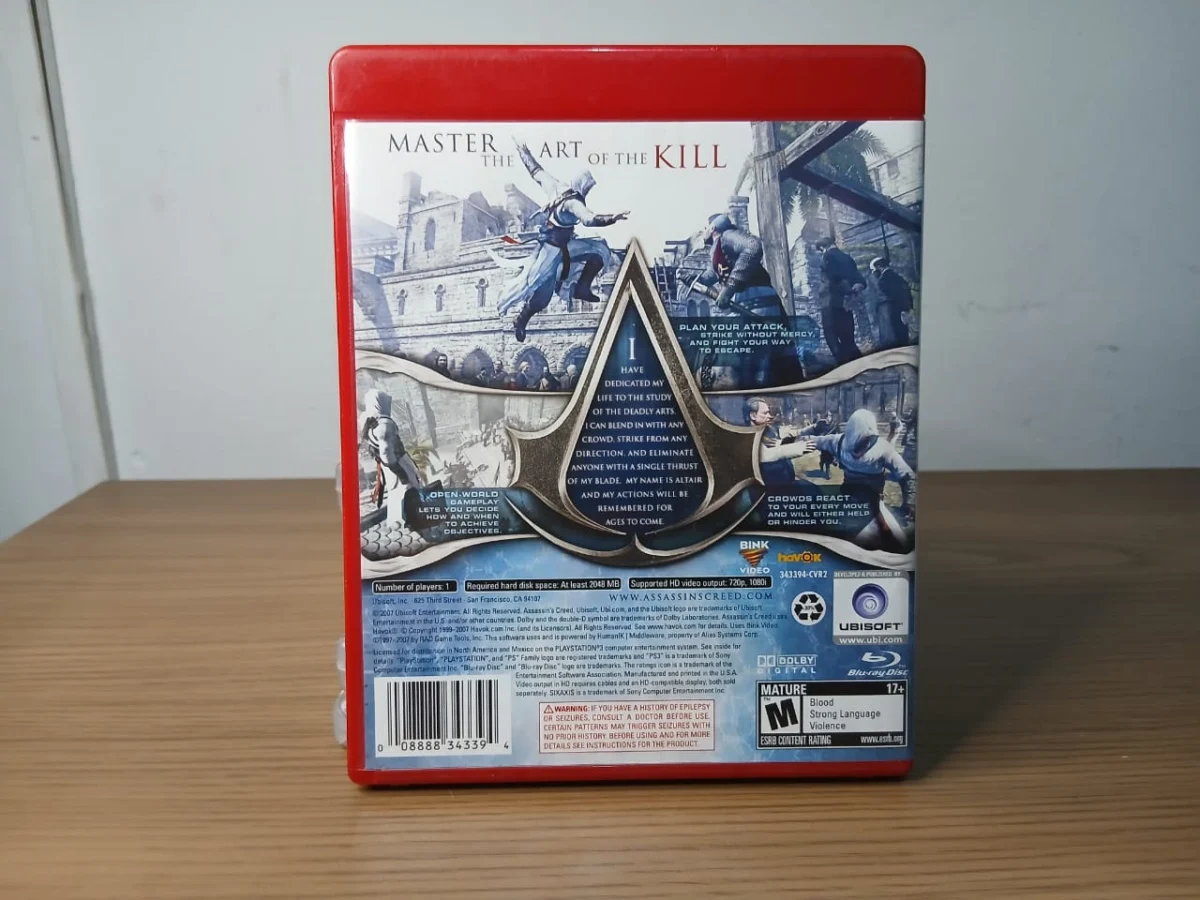 FH/  Original Assassins Creed PS3 23,00 SEGUIDOS DE 3,00