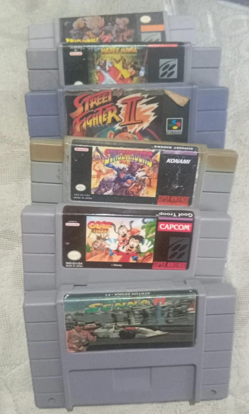 AD/ D***el B***os /LOTE3 JOGOS SNES! 119,00 SEGUIDOS DE 20,00