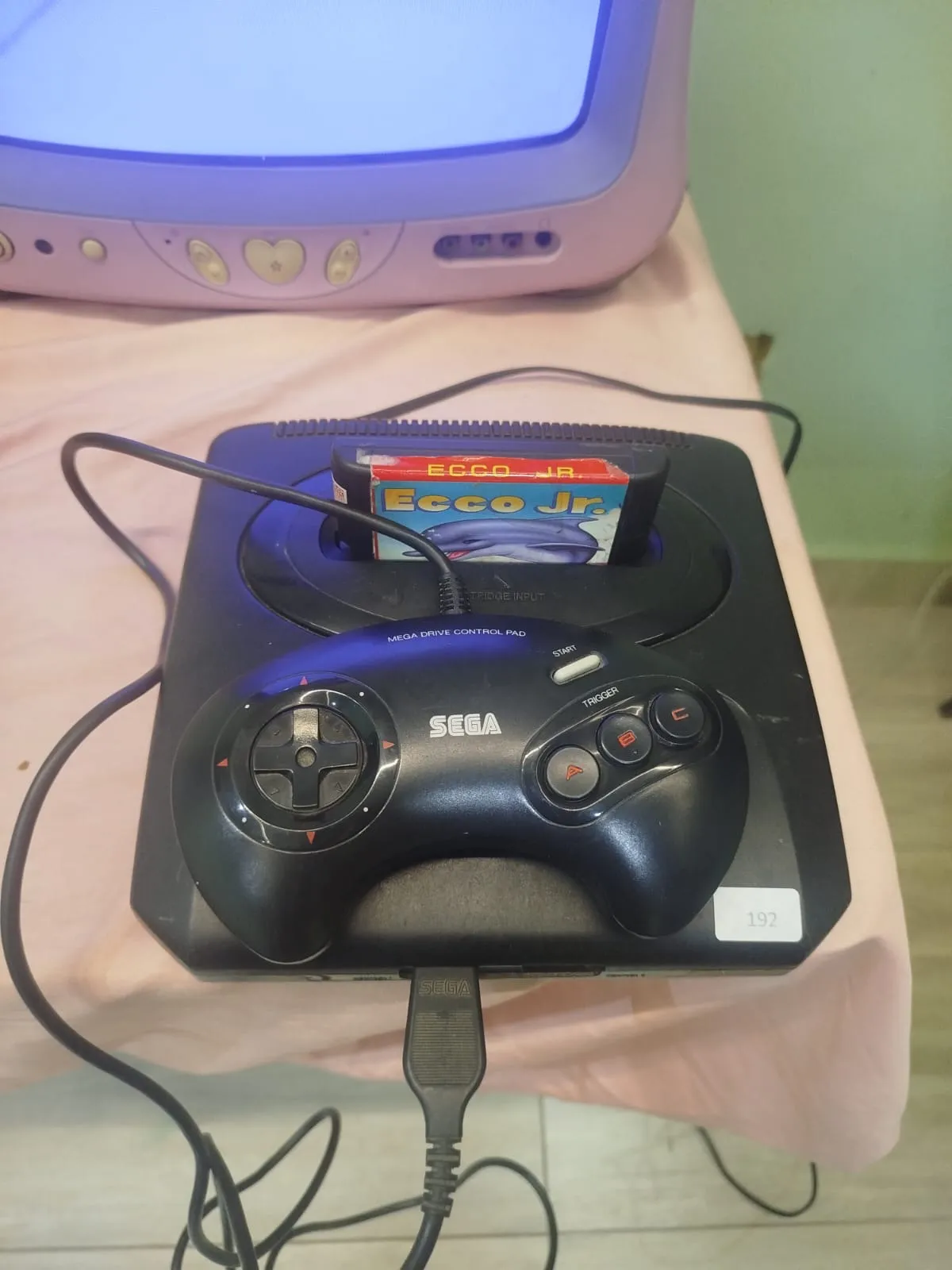 TA/ MEGA DRIVE+JOGO! TOP! 109,00 SEGUIDOS DE 22,00