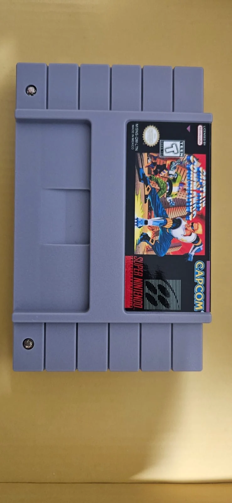 CX/ CAPITÃO COMANDO! SNES! TOP!  58,00 SEGUIDOS DE 8,00