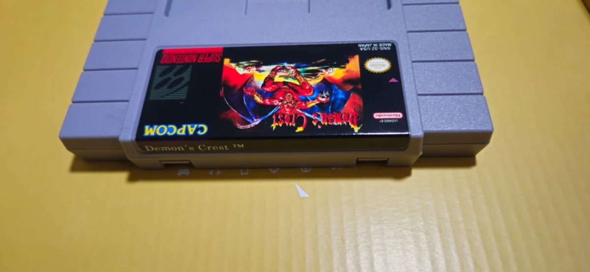 CX/ L*o B**to /DEMONS CREST. SUPER NES 62,00 SEGUIDOS DE 6,00