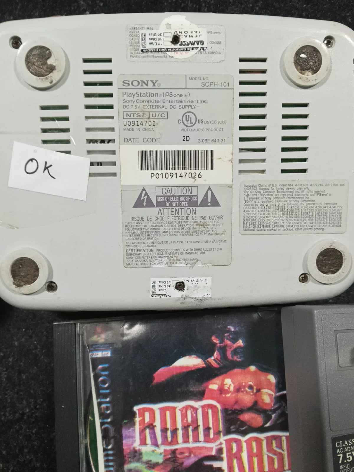 CX/ PLAYSTATION 1 SLIM! TOP! 87,00 SEGUIDOS DE 14,00
