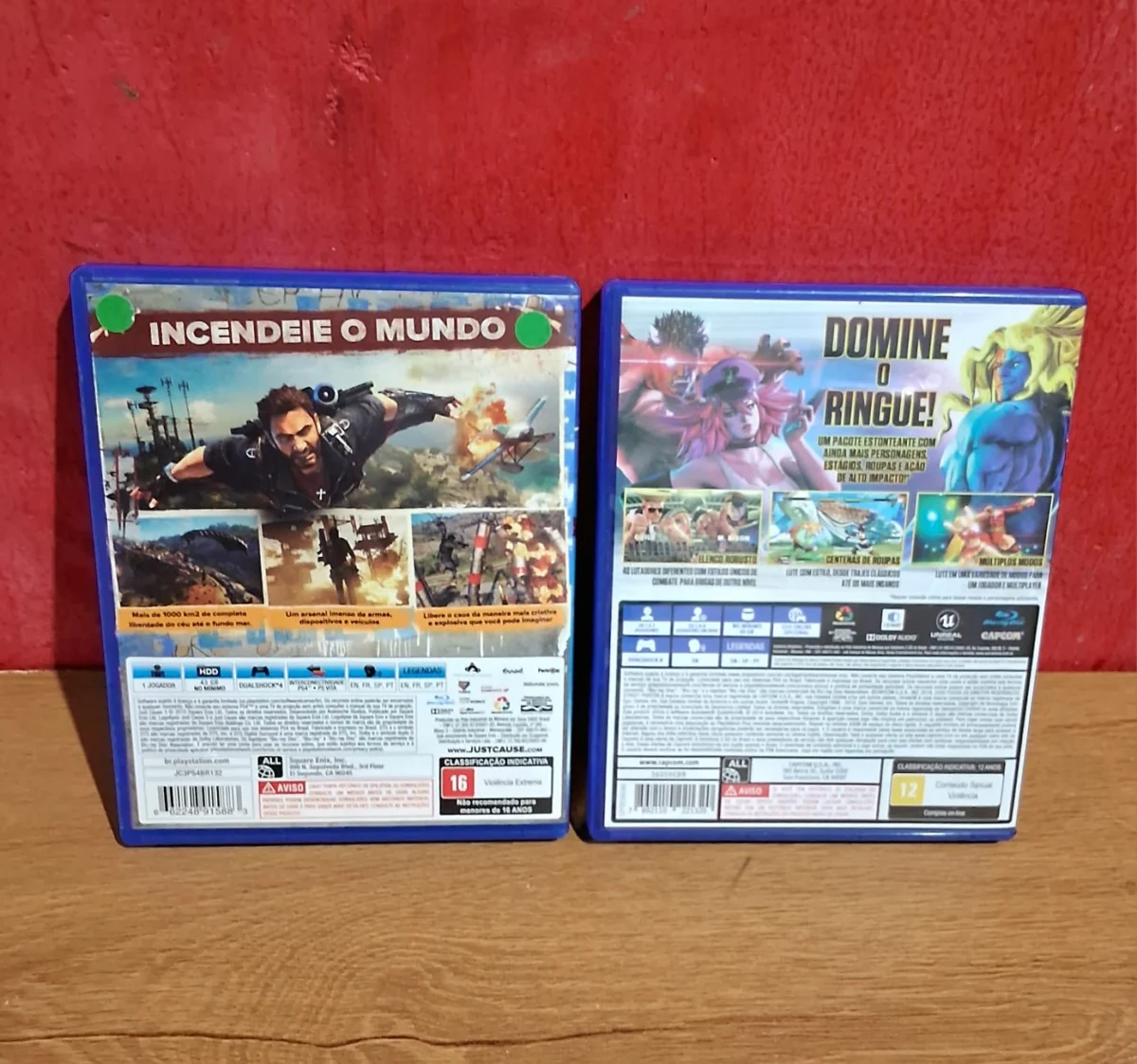 CX/ LOTE 2 JOGOS PS4! TOPs! 68,00SEGUIDOS DE 9,00