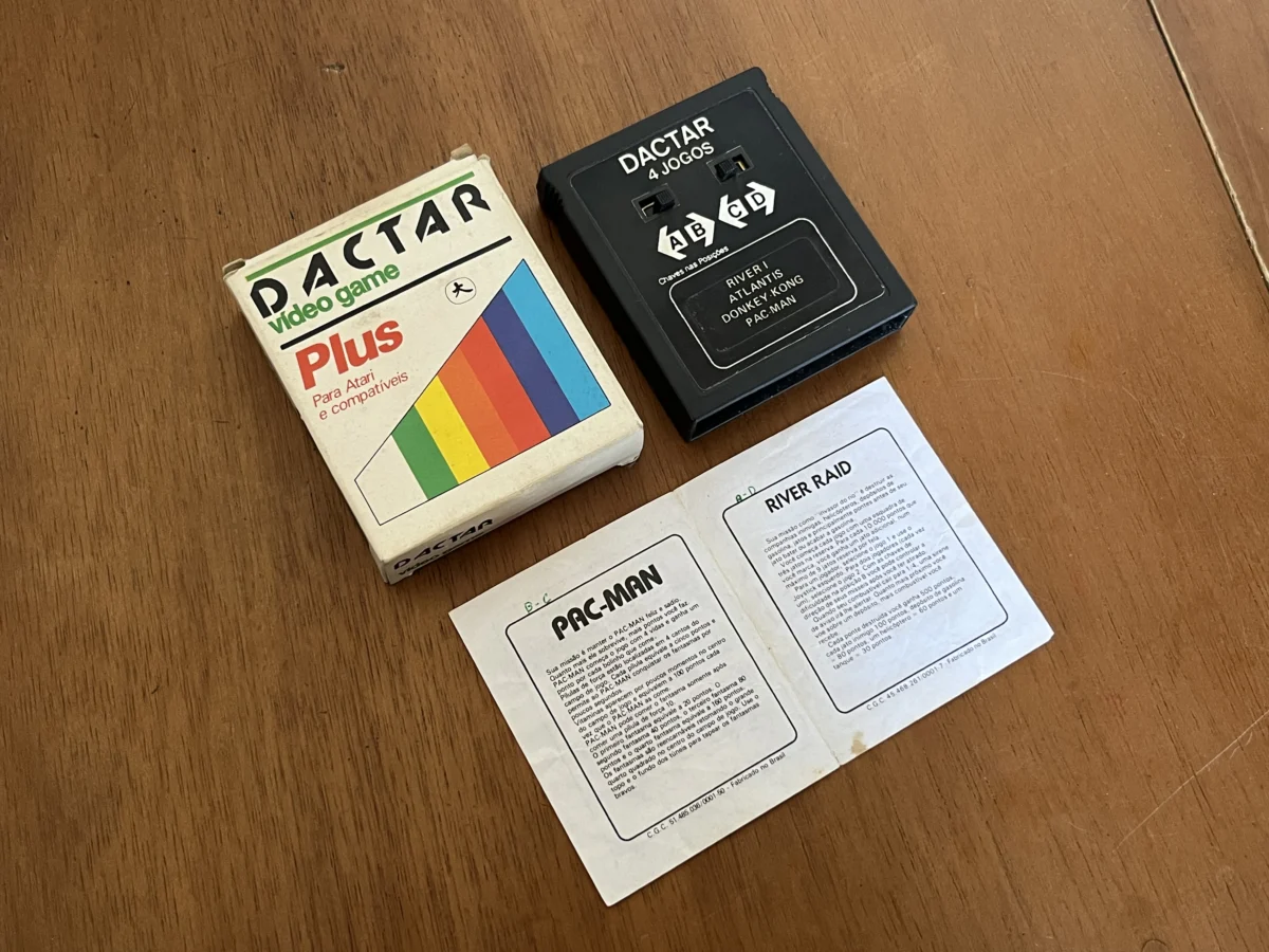 CX/ k******es /ORIGINAL DACTAR PLUS! 4 JOGOS, 47,00 SEGUIDOS DE 9,00