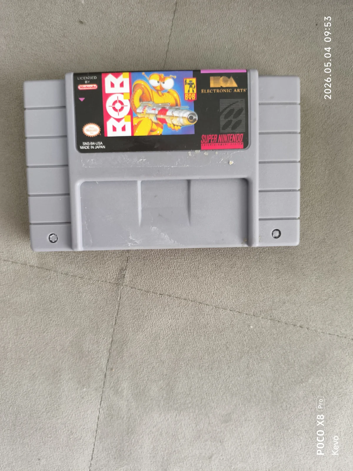 RL/ P*****io F*****ra d* R**ha /JOGO BOB SNES!!! 30,00 SEGUIDOS DE 5,00