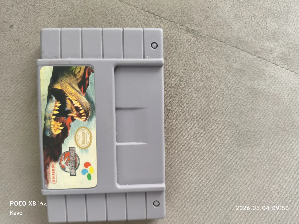 RL/ JURASIC PARK SNES!!! 31,00 SEGUIDOS DE 5,00