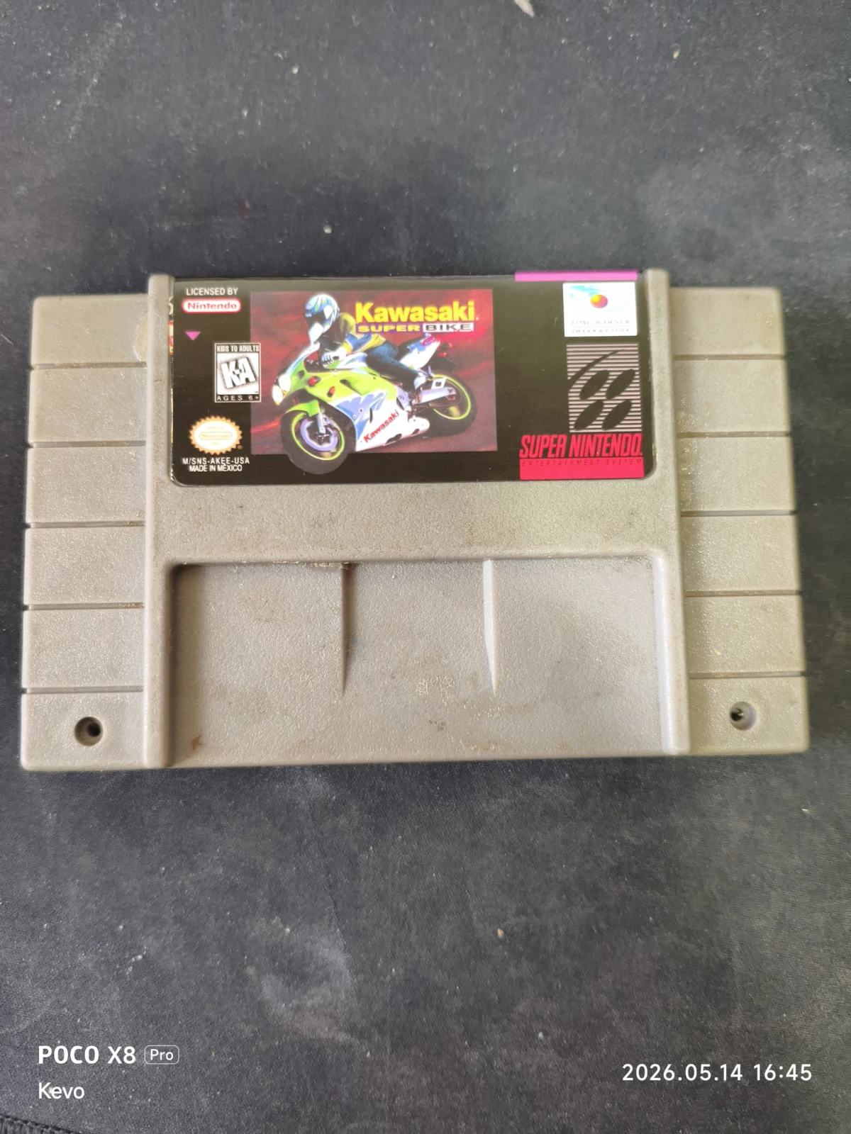 RL/ KAWASAKI SUPER BIKE SNES!!! 35,00 SEGUIDOS DE 5,00