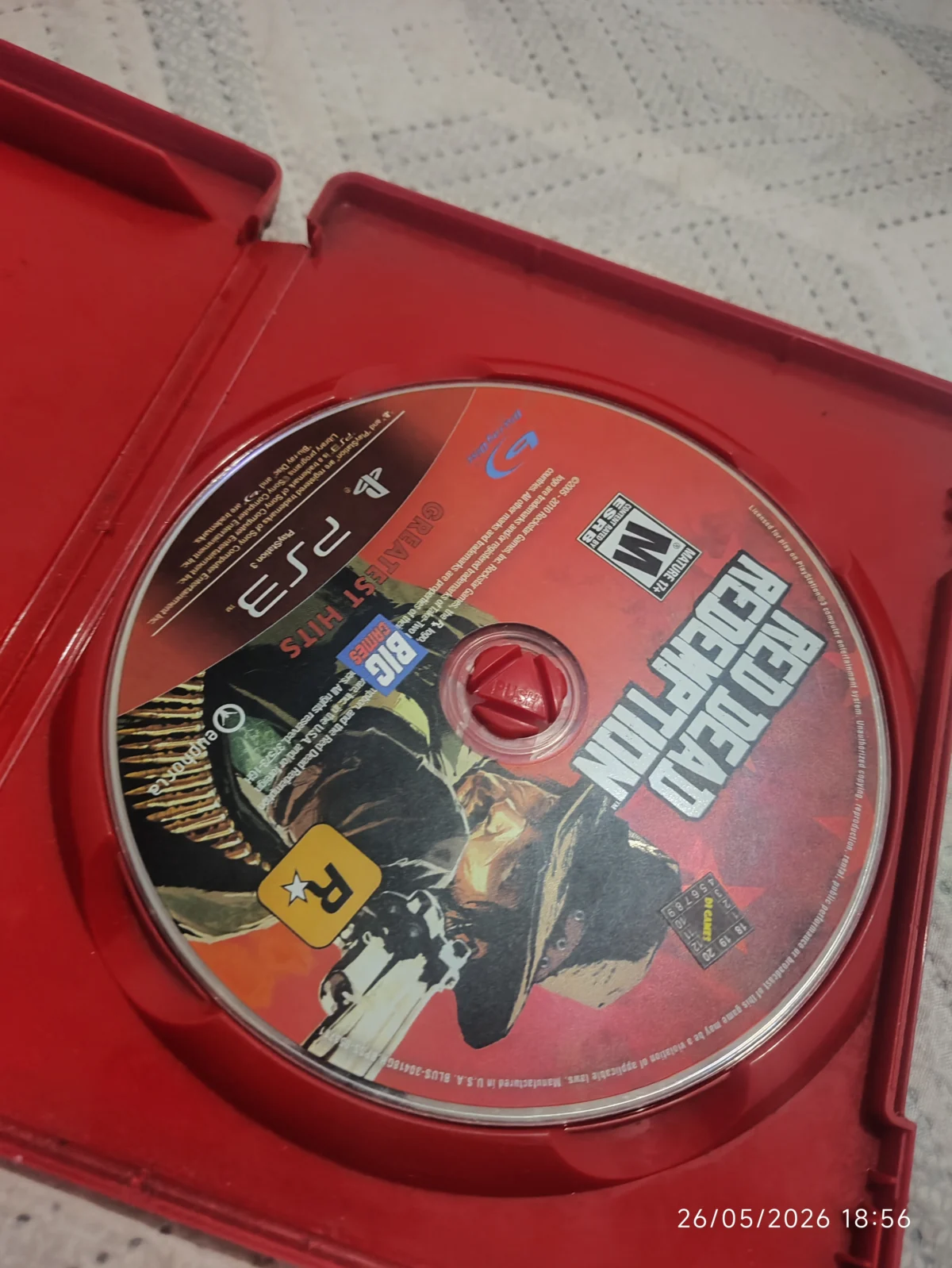 KF/ R*******ta /RED DEAD ORIGINAL PS3 39,00 SEGUIDOS DE 6,00