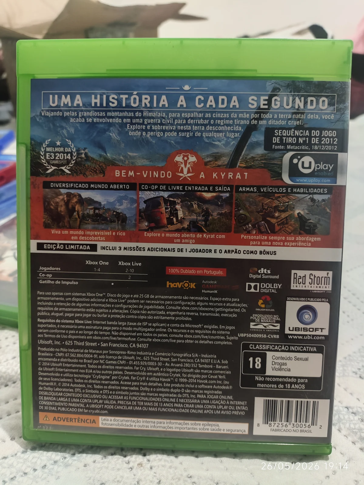 KF/ FAR CRY 4 ORIGINAL 39,00 SEGUIDOS 6,00