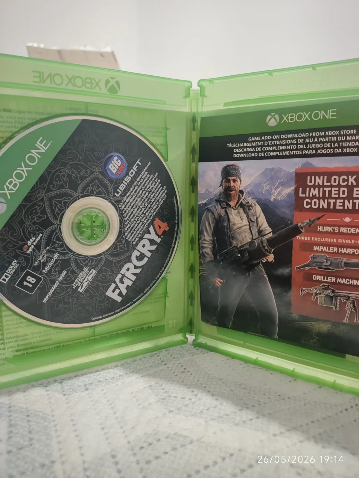 KF/ FAR CRY 4 ORIGINAL 39,00 SEGUIDOS 6,00