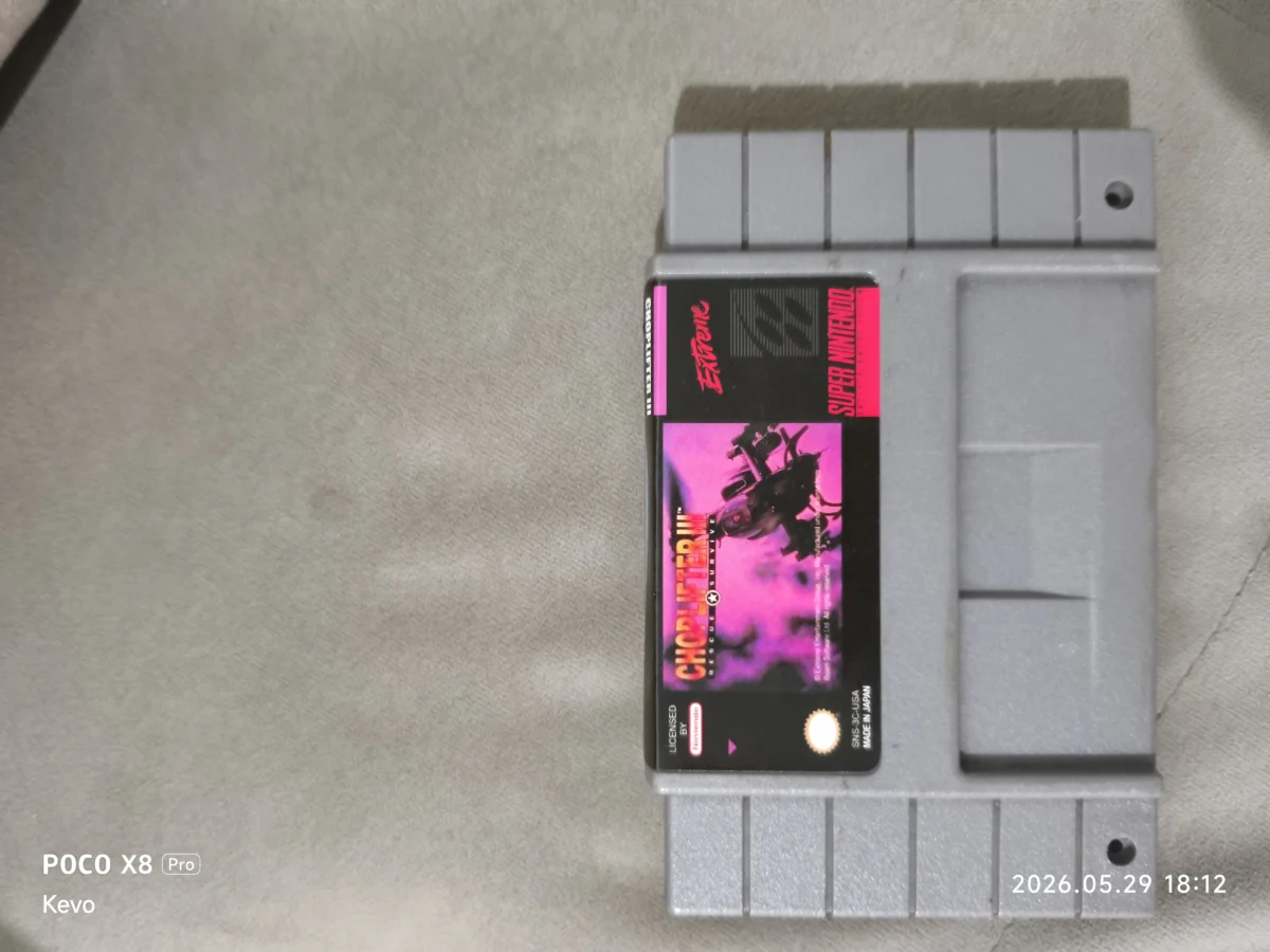 RL/ JOGO CHOPLIFTER 3 SNES!!! 30,00 SEGUIDOS DE 5,00