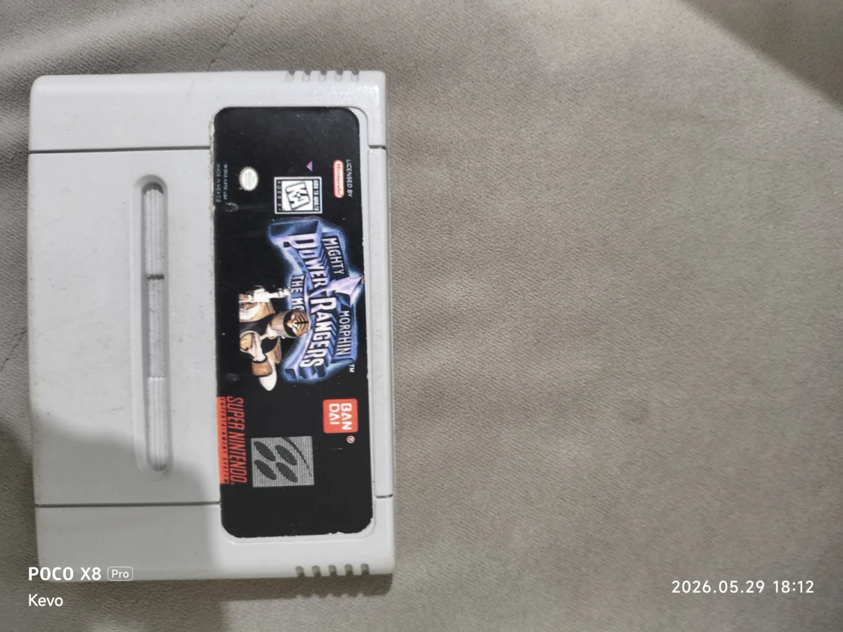 RL/ JOGO POWER RANGERS SNES!!! 32,00 SEGUIDOS DE 5,00