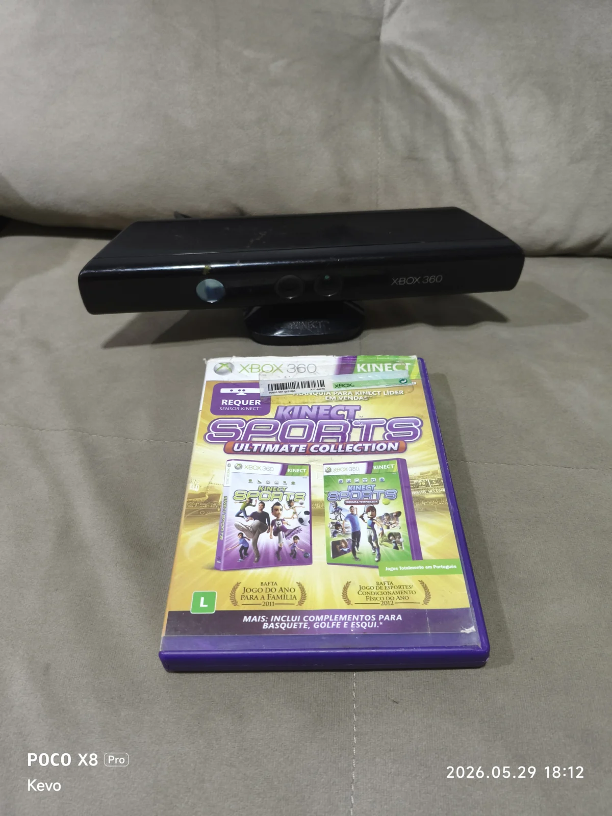 RL/ LINDO KINECT + JOGO XBOX 360!!! 39,00 SEGUIDOS DE 7,00