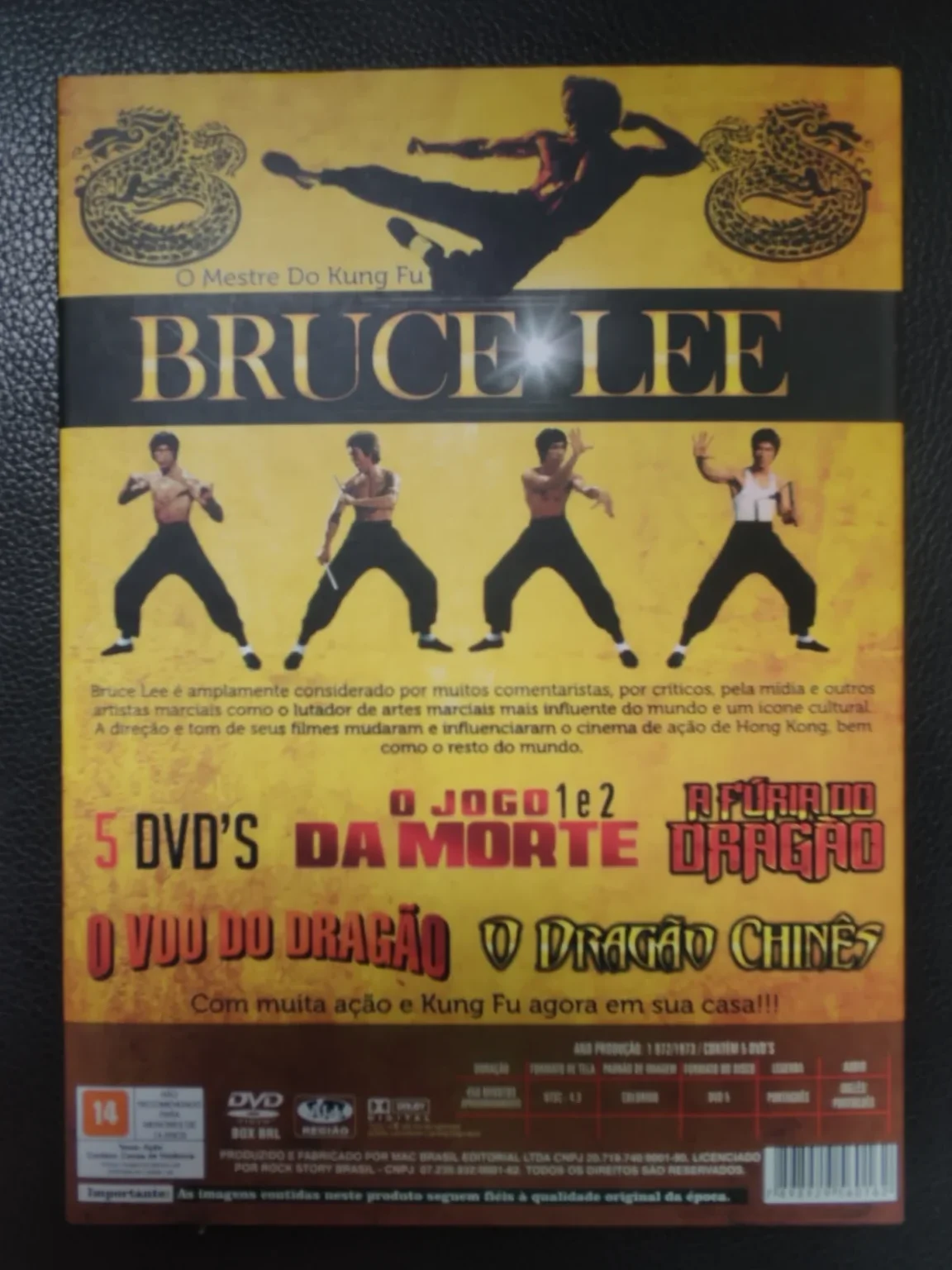 KF/ BOX BRUCE LEE 34,00 SEGUIDOS DE 9,00