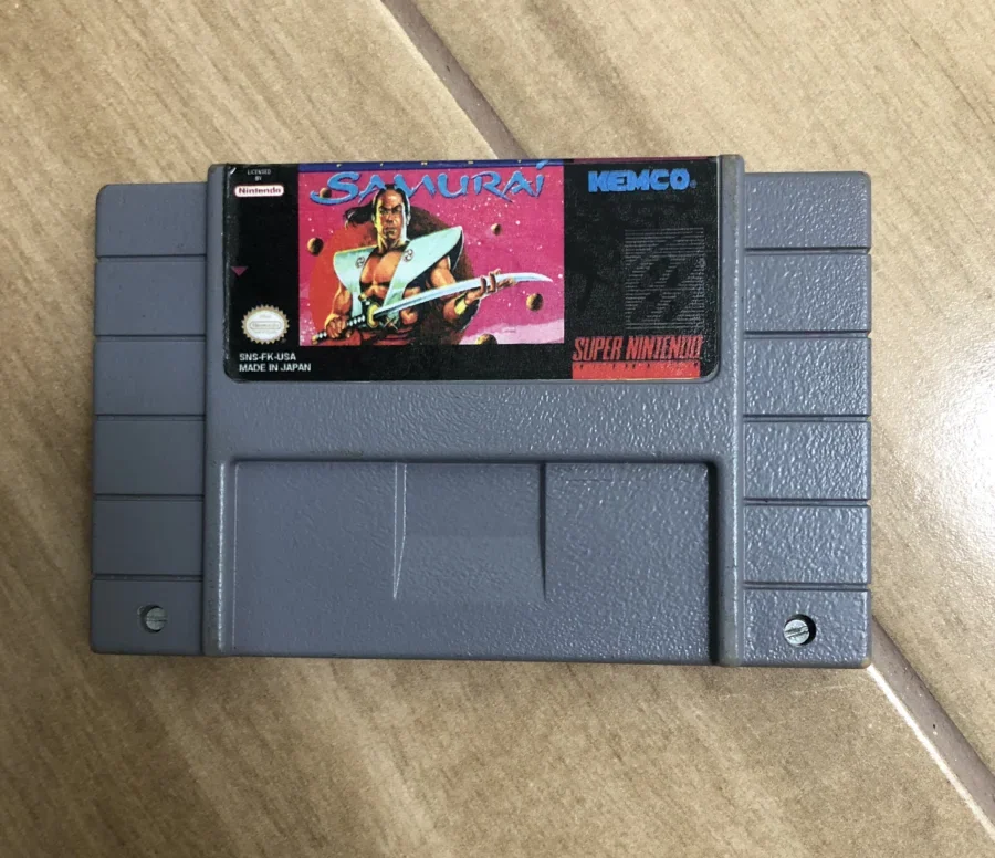 B9/ FIRST SAMURAI SNES 29,00 SEGUIDOS DE 5,00