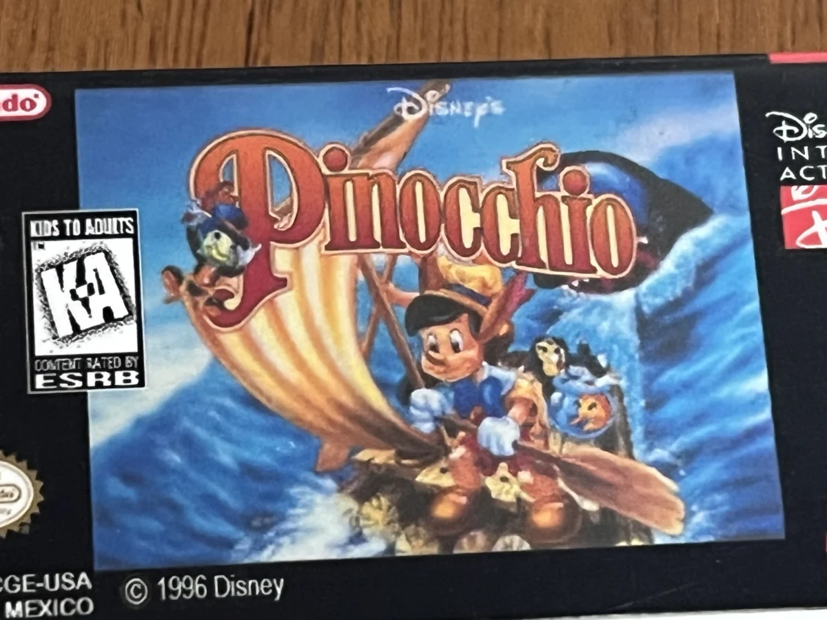 CX/ F**io B**si /PINOCCHIO SUPER SNES! TOP! 47,00 SEGUIDOS DE 7,00