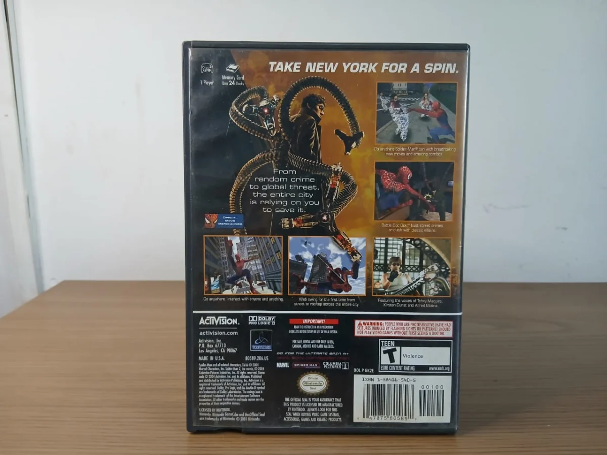FH/ L******DO /Original Spider-Man 2 GameCube 71,00 SEGUIDOS DE 5,00