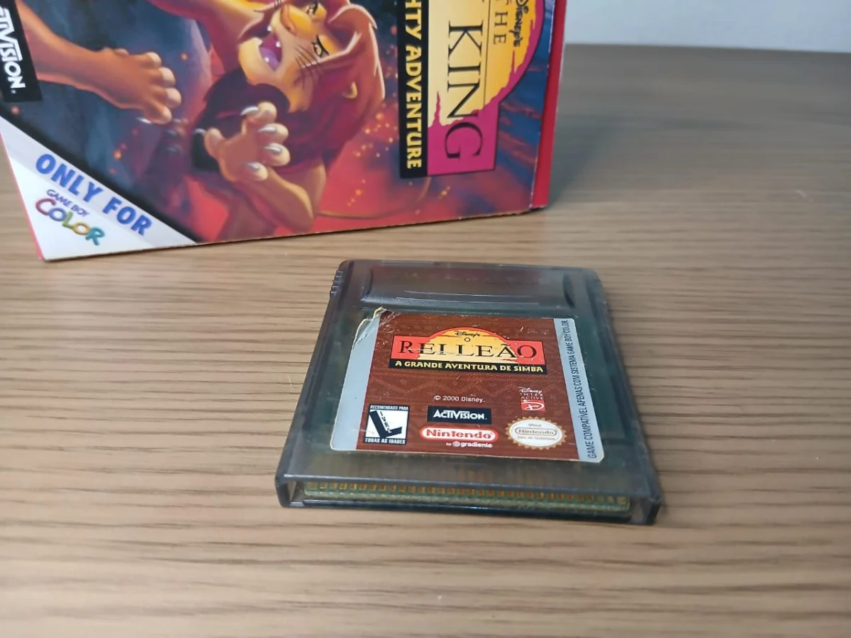 FH/ Original Rei Leão Game Boy Color 59,00 SEGUIDOS DE 5,00