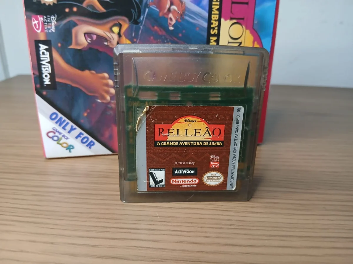 FH/ Original Rei Leão Game Boy Color 59,00 SEGUIDOS DE 5,00
