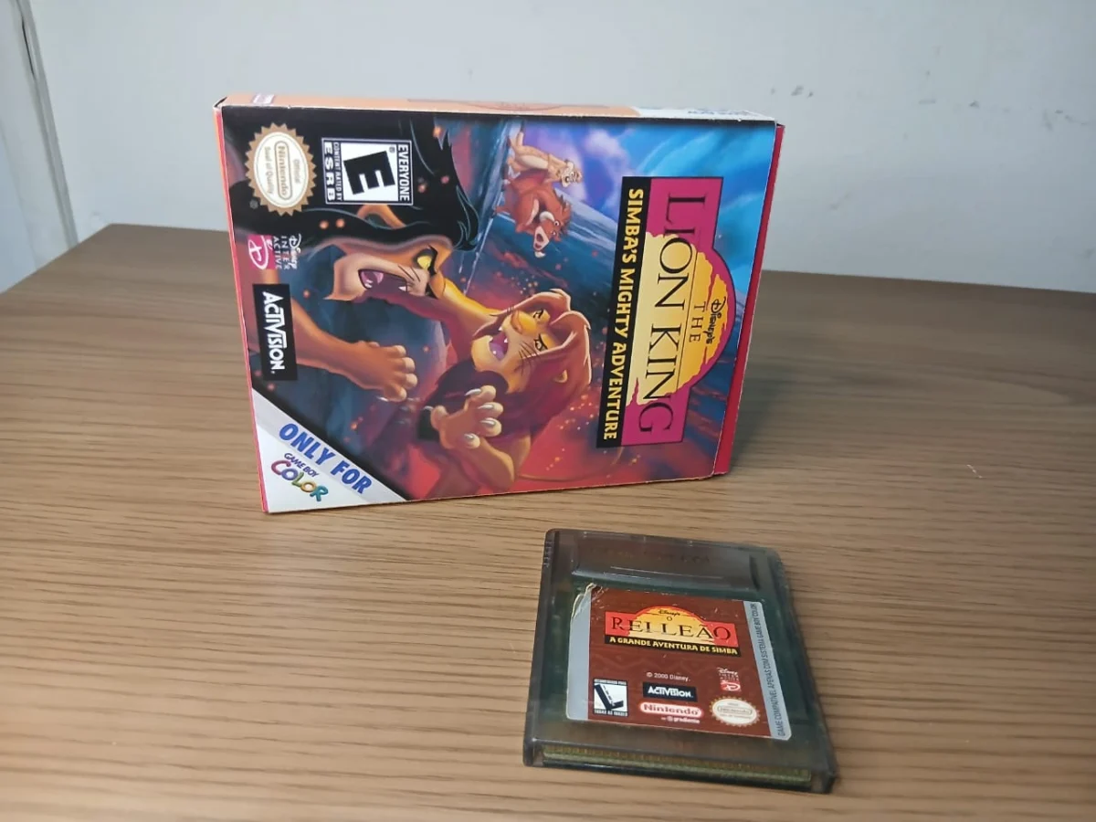 FH/ Original Rei Leão Game Boy Color 59,00 SEGUIDOS DE 5,00