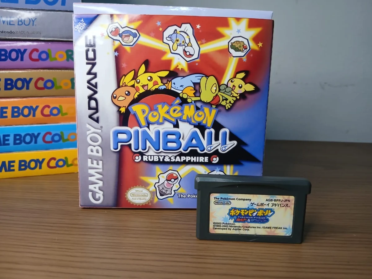 FH/ Original Pokémon Pinball Ruby Sapphire GBA 67,00 SEGUIDOS DE 10,00