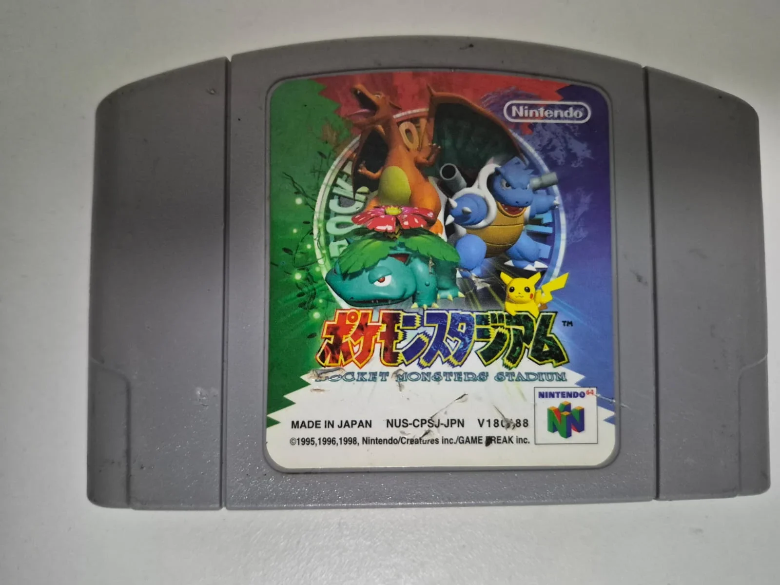 JD/ M********NO /ORIGINAL POKEMOM STADIUM  38,00 SEGUIDOS DE 6,00
