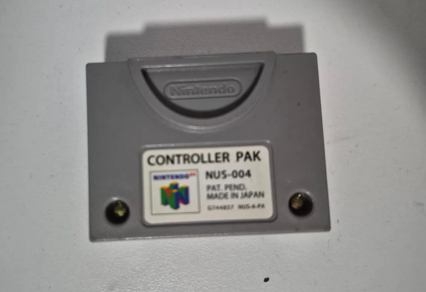 JD/ M********NO /ORIGINAL CONTROLLER PAK N64, 39,00 SEGUIDOS DE 6,00