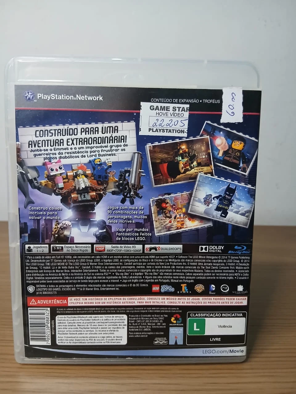 FH/ k******es /Original Lego Movie 33,00 SEGUIDOS DE 5,00