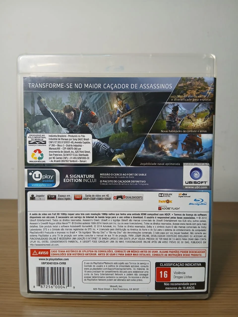 FH/ k******es /Original Assassin´s Creed Rogue 26,00 SEGUIDOS DE 5,00