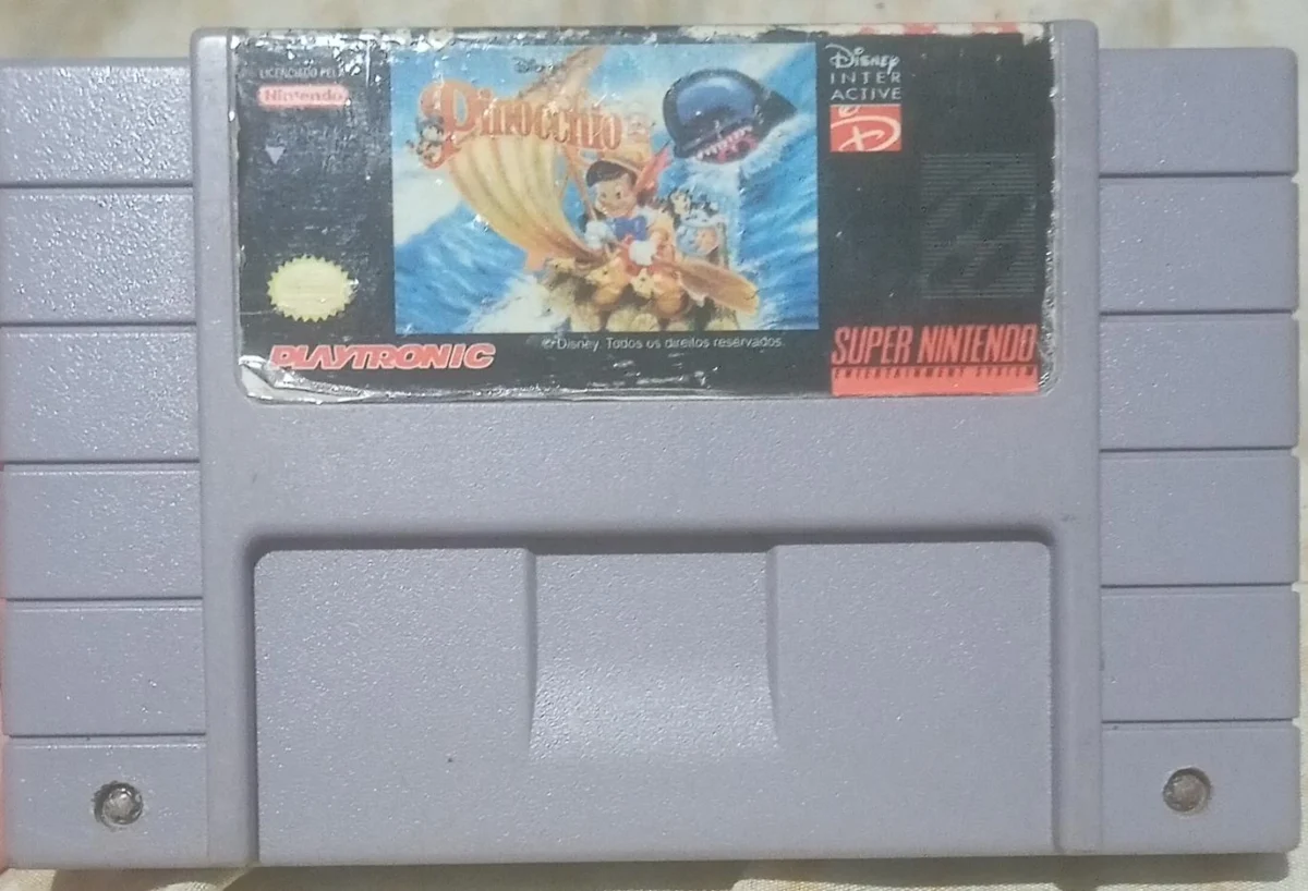CX/ L*****do D* /ORIGINAL PLAYTRONIC PINOCCHIO! SNES, TOP! 77,00 SEGUIDOS DE 12,00