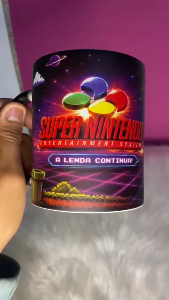 CX/ MUG SNES! VÍDEO NA GALERIA! 47,00 SEGUIDOS DE 9,00