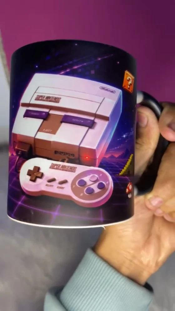 CX/ MUG SNES! VÍDEO NA GALERIA! 47,00 SEGUIDOS DE 9,00