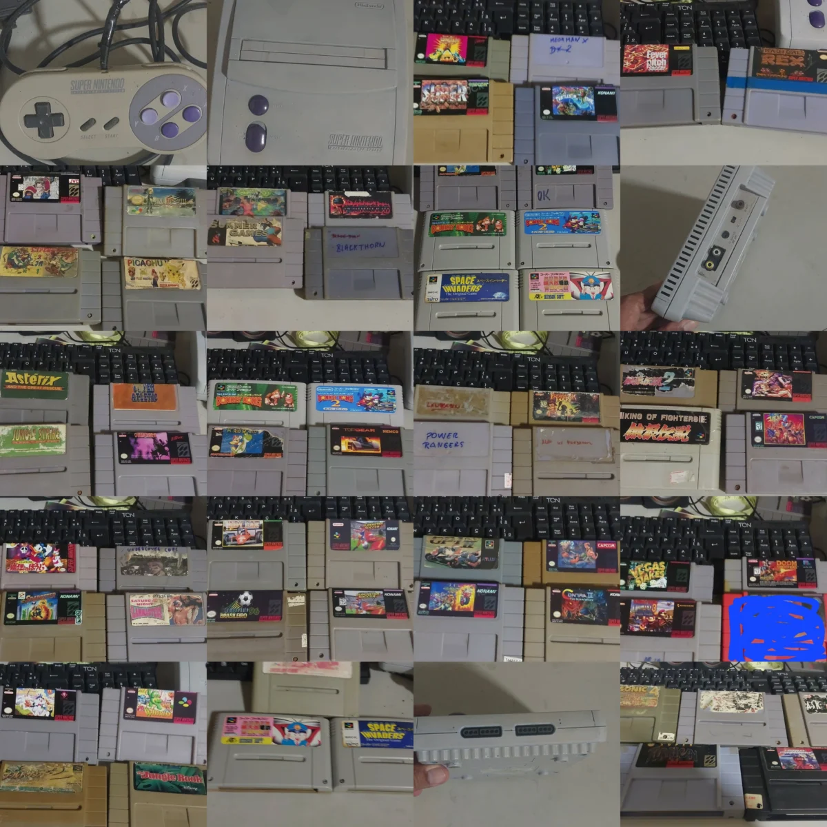 CX/ LOTE SNES CONSOLE E 59 JOGOS! 1107,00 SEGUIDOS DE 21,00