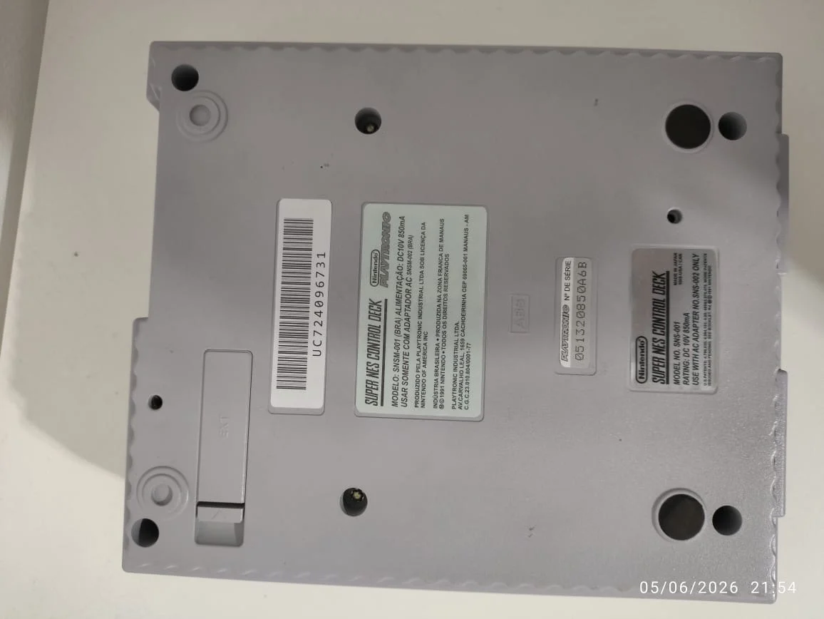 CX/ LINDO SUPER NINTENDO+FONTE  78,00 SEGUIDOS DE 12,00