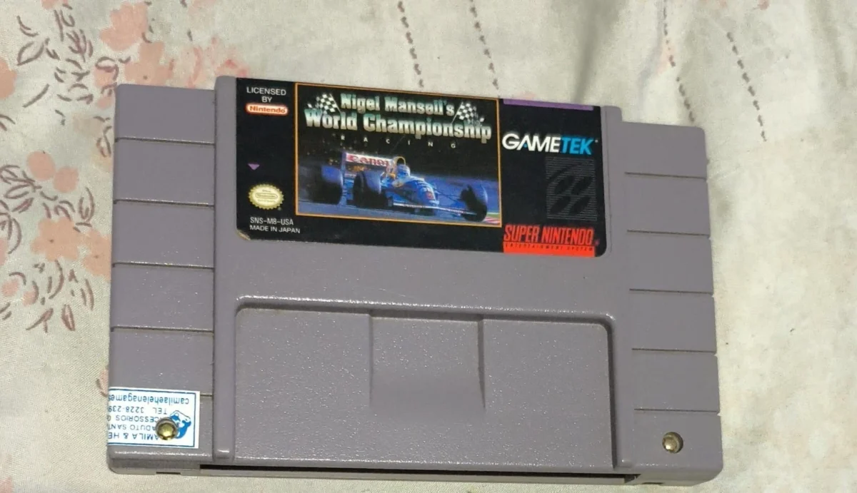 CX/ 1*******ov /ORIGINAL NIGEL MANSELLS! SNES! 73,00 SEGUIDOS DE 9,00