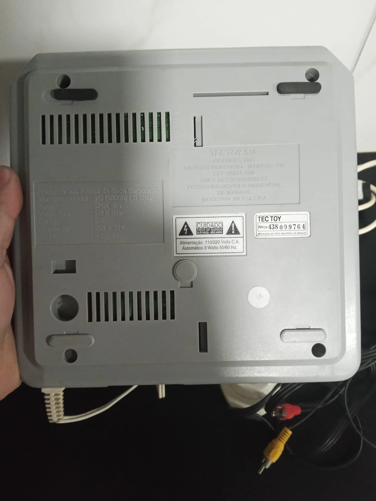 CX/ MEGA DRIVE 4! TECTOY  68,00 SEGUIDOS DE 9,00