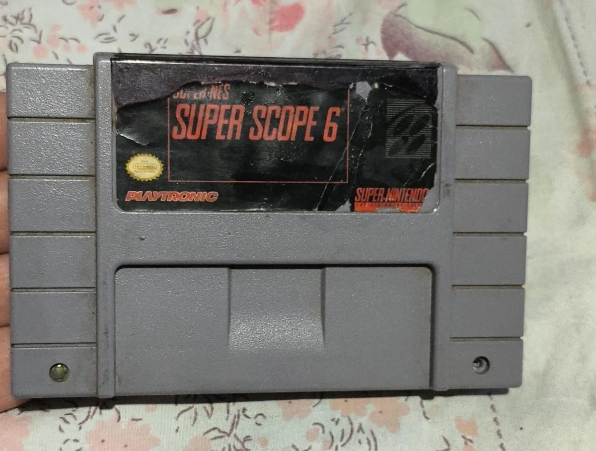 CX/ ORIGINA! SUPER SCOPE 6! SNES!  57,00 SEGUIDOS DE 7,00