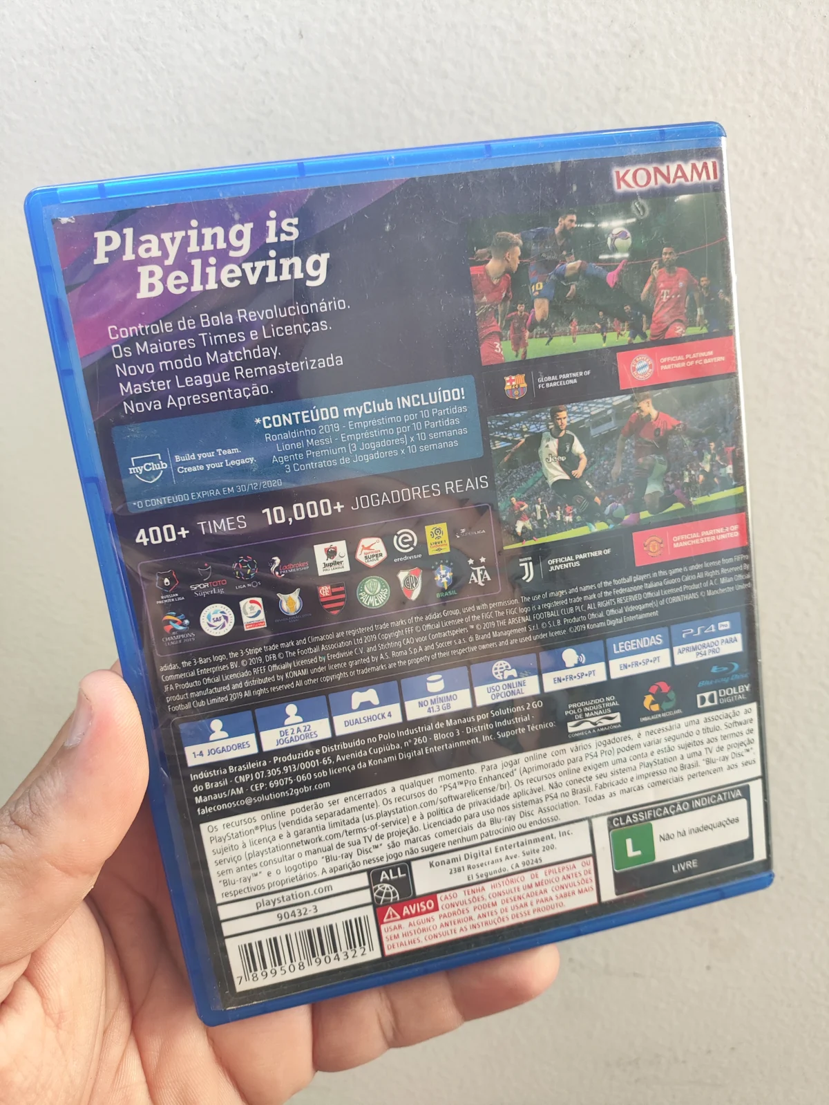 KF/ 1*******ov /PES 20 ORIGINAL PS4 79,00 SEGUIDOS DE 6,00