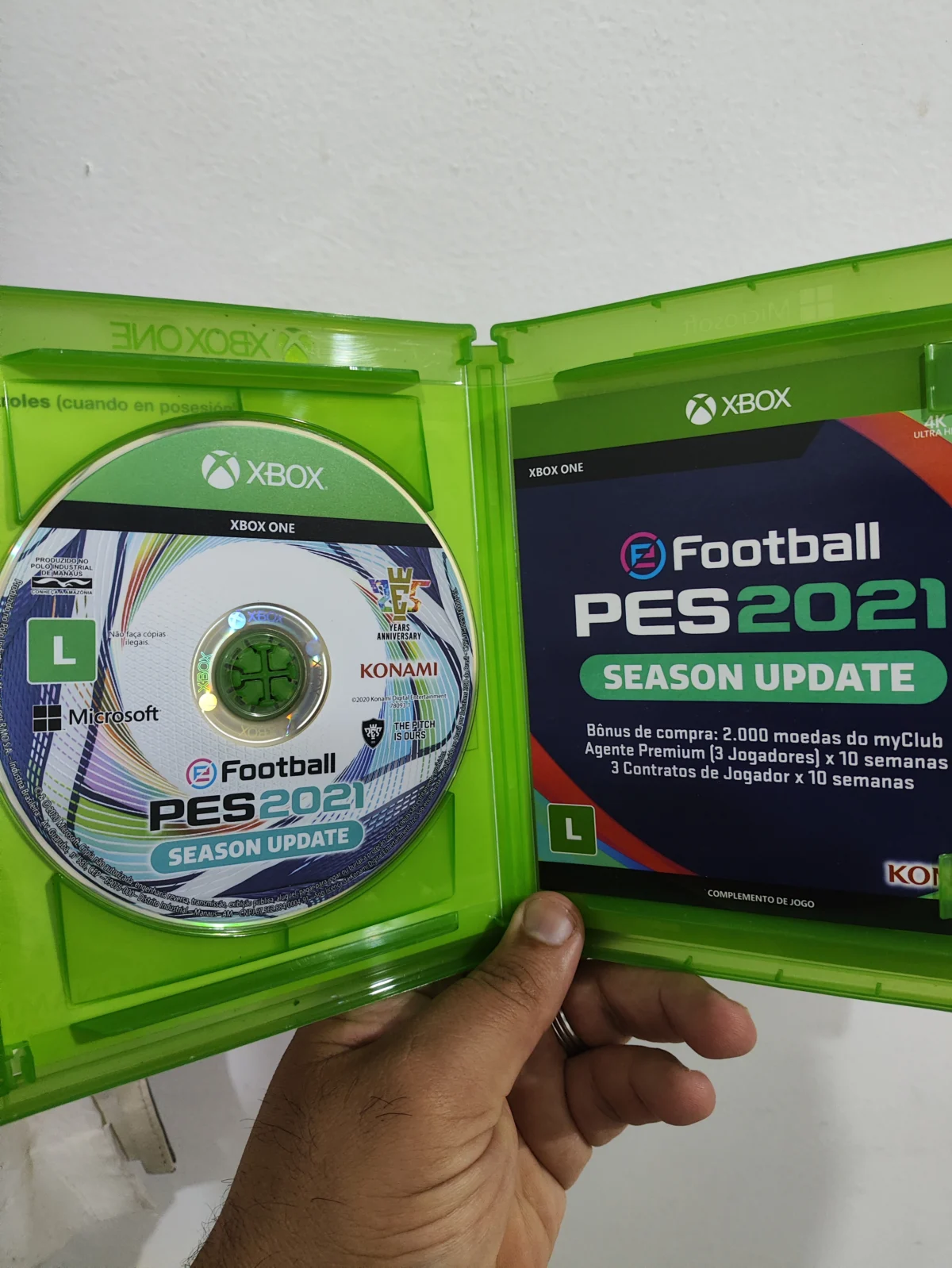 KF/ PES 21 XBOX ONE 99,00 SEGUIDOS DE 6,00