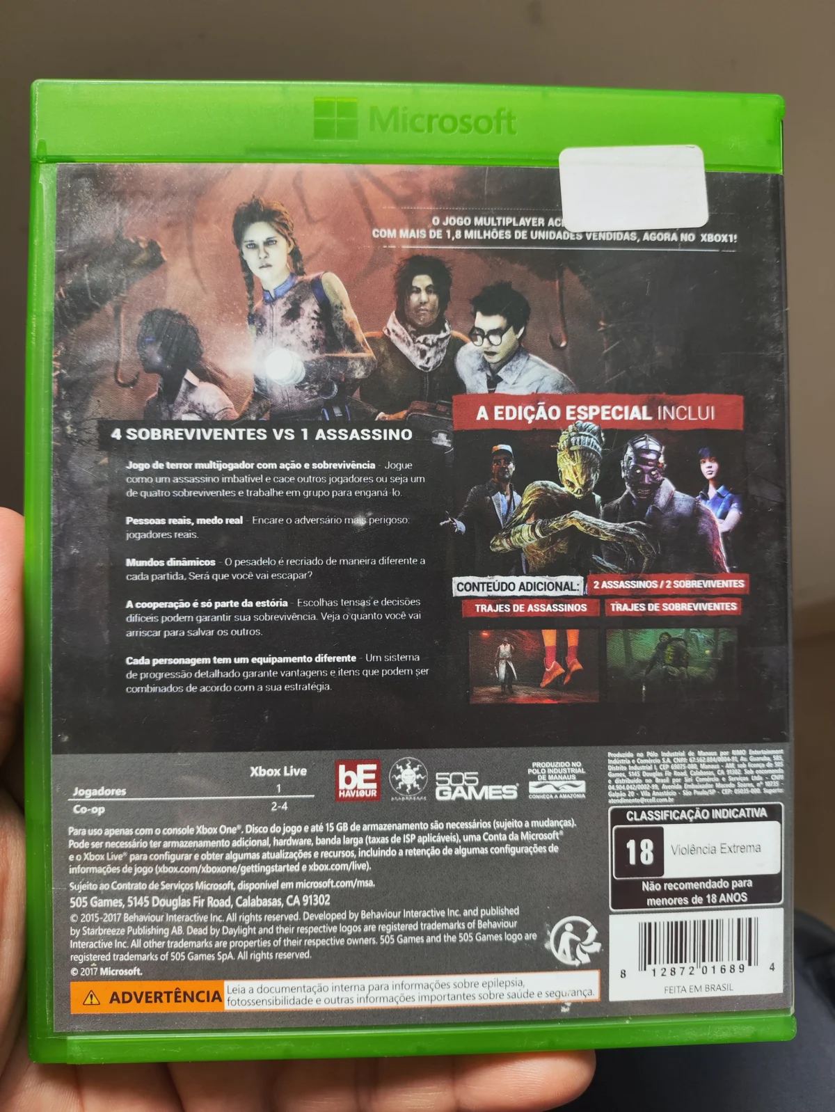 KF/ 1*******ov /DEAD BY ORIGINAL XBOX 39,00 SEGUIDOS DE 6,00